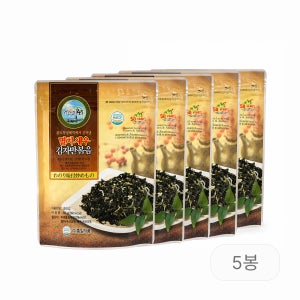 흥일식품 멸치새우 김자반 간편한 맛있는 완도김 1봉 60g, 5개
