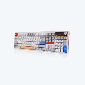 Ticktype DP104 알루미늄 유무선 기계식 키보드 화이트, 위스퍼