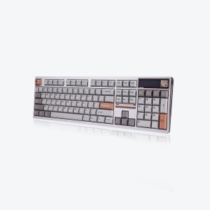 Ticktype DP104 알루미늄 유무선 기계식 키보드 웜 실버, 위스퍼