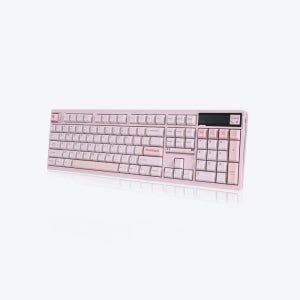 Ticktype DP104 알루미늄 유무선 기계식 키보드 핑크, 위스퍼