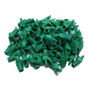 RJ45 락부트 LOCK BOOT 6mm 녹색 100개입
