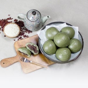 20개입 1.4kg 쑥 팥 찐빵 쌀 호빵