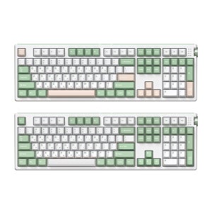 ABIO 앱코 A108K 3모드 퀵스압 유무선 기계식 키보드 / 말차그린 (맘모스축)