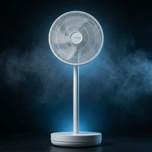엄공 4세대 무선 선풍기 저소음 BLDC 스탠드 무소음 아기 가정용 접이식 캠핑용