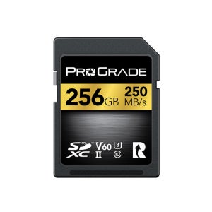 프로그레이드 SD 메모리카드 256GB SDXC UHS-II V60 250R