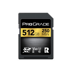 프로그레이드 SD 메모리카드 512GB SDXC UHS-II V60 250R