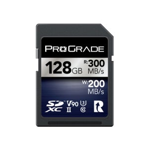 프로그레이드 SD 메모리카드 128GB SDXC UHS-II V90 300R Iridium