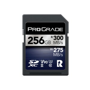 프로그레이드 SD 메모리카드 256GB SDXC UHS-II V90 300R Iridium