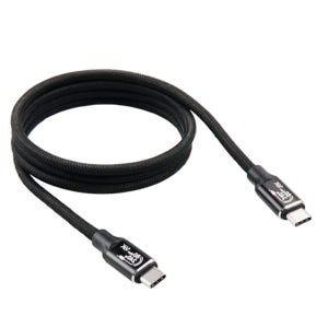 노트북 모니터연결 케이블 USBC 썬더볼트5 1m 240W 80Gbps 16K 60Hz 영상 충전선