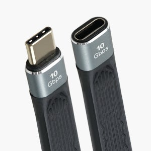USB3.2 Gen2 C타입 연장선 짧은 13cm 10Gbps 튼튼한 납작 CMCF케이블