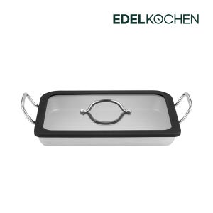 에델코첸 통3중 생선구이팬 그릴팬 구이팬 29cm 인덕션 블랙