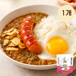 사평 숙성 진한 맛 저수분 일본카레 키마카레 오리지널, 200g, 1개