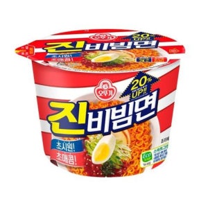컵라면 오뚜기 진비빔면 132g, 6개