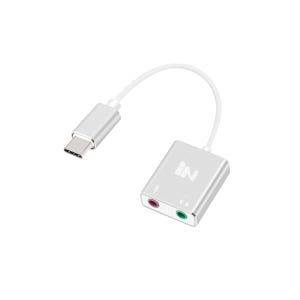 인네트워크 TYPE-C 7.1 사운드 카드 케이블형 실버