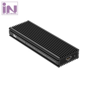 인네트워크 히트싱크 방열 M.2 NVMe SSD 외장 케이스