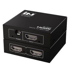 인네트워크 4K 60Hz 유전원 HDMI Ver2.0 1:2 미니 영상 분배기 (아답터 포함)