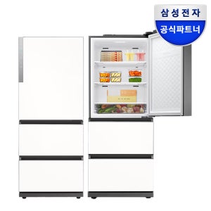 삼성 비스포크 김치냉장고 RQ33DG71J3EW 스탠드형 3도어 328L 김치플러스