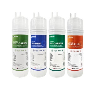위닉스 TS-200 냉온 정수기 호환필터 세디 프리 나노 포스트 4종 세트