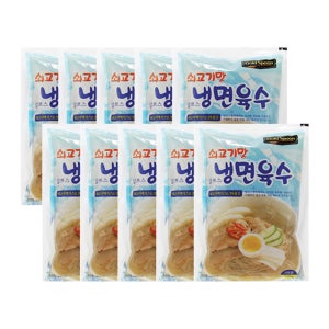쇠고기맛 냉면육수 330g, 50개