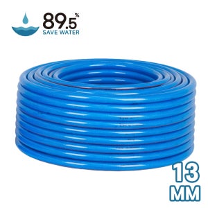 89.5 국산 물 호스 연질 편사 마일드 PVC 호스 수도꼭지 연결 원터치 커넥터 장착 13mm, 100m