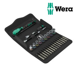 WERA 베라 8100 SA 15 Zyklop 라쳇 비트 소켓세트 1/4 - 28pcs 풀세트 공구 (005542)
