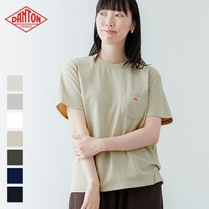 단톤 DANTOM 반팔 티셔츠 여성 포켓 티 추천 단가라 노카라