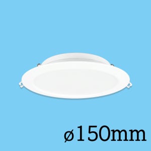 오스람 레드밴스 방수 방습 LED 욕실 다운라이트 (6인치)150mm 15W, 주광색
