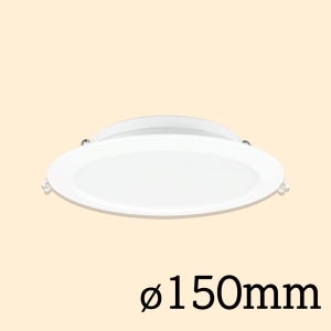 오스람 레드밴스 방수 방습 LED 욕실 다운라이트 (6인치)150mm 20W, 주백색