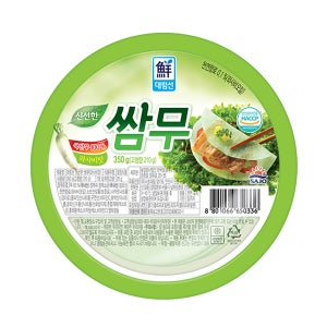 대림냉장 쌈무와사비맛 350g 6개