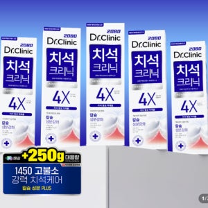 2080 닥터크리닉 대용량 190g 고불소 5개
