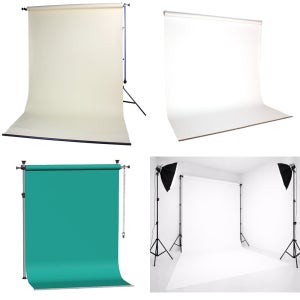 포토홀릭 사진 영상 촬영 전문 배경세트 이동형 스튜디오 배경지 사진배경 크로마키 제품촬영