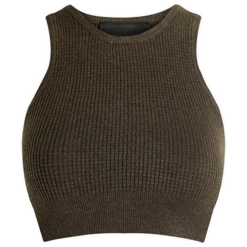 fear of god essentials 피어 오브 갓 에센셜 와플 스포츠 탱크 Brown top-192ho247225fw END 세금 포함