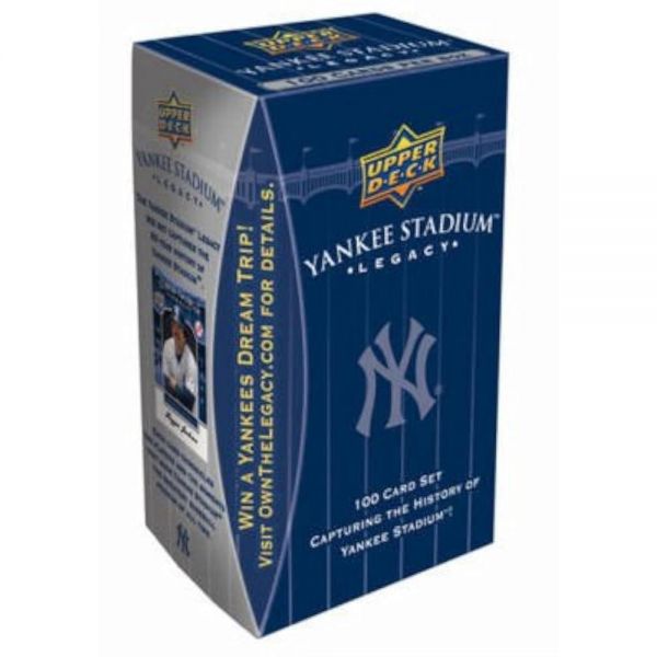 Upper Deck MLB 뉴욕 양키스 양키 스타디움 레거시 카드 100장 세트
