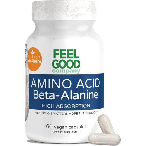 필굿 <b>슈퍼</b>푸드 베타알라닌 아미노산 <b>운동 전</b> 당 3200mg 근육 지구력 성능 지원 고흡수성 30회분