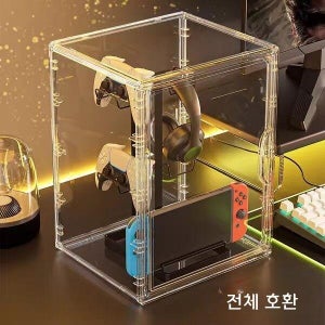 게임 컨트롤러 헤드폰 스탠드 보관함 먼지덮개