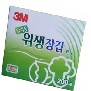 [달빛] 업소용 위생장갑 200매 일회용비닐장갑