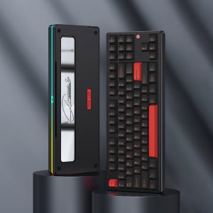 국내정품 PMO Aurora80 오로라80 풀 알루미늄 기계식 키보드 블랙, HMX 청죽축