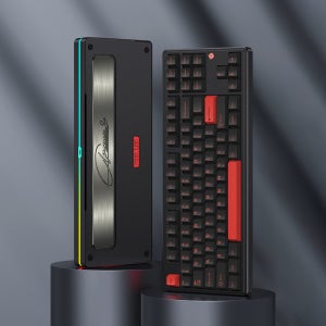 [국내정품] PMO Aurora80 오로라80 풀 알루미늄 기계식 키보드 블랙, PVD/FR4보강판/Kailh 월신축