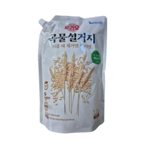 곡물설거지 우리밀 리필 1.2L, 10개