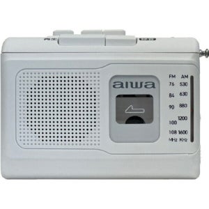 AIWA 아이와 휴대용 라디오 카세트 플레이어 레트로 GAA4-PCR0001-WH WDFD