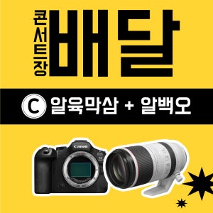[콘서트장 카메라 배달/12시간] C세트 (R6mark3 RF100-500)알백오 알육막삼