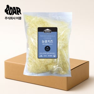 도노 눈꽃치즈 1box (1kg x 6개) 모짜렐라 100% 치즈 토핑