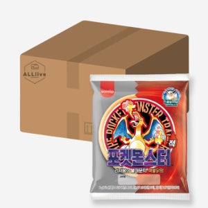 삼립 30주년 포켓몬빵 포켓몬스터 리자몽의 불대문자 핵불닭팡 90g, 1개입, 10개