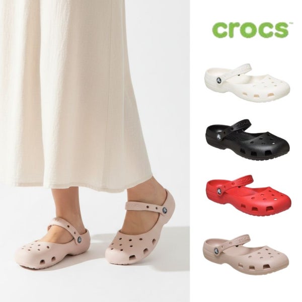 크록스 클래식 발레 crocs 발레 슈즈 메리제인 발레리나 플랫