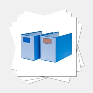 대흥 P109 2공 오렌지 홀간격8cm 대용량 사무용품 서류정리함 파이프바인더
