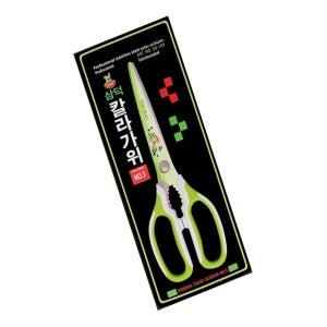 폴리앤틴틴 삼덕 주방 칼라가위 3호 스텐레스가위
