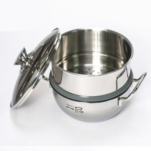 우주마켓 찜냄비 20cm 인덕션찜솥 전골냄비