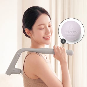 이고진 3단 멀티 커브 마사지건 미니 핸들 곡선형 어깨 목 등 종아리 전신 휴대용 마사지기