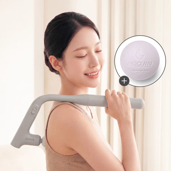 이고진 3단 멀티 커브 마사지건 미니 핸들 곡선형 어깨 목 등 종아리 전신 휴대용 마사지기