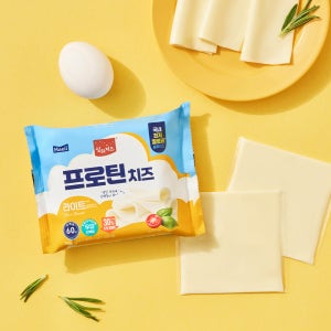 상하치즈 프로틴치즈 라이트 슬라이스 15매X3 (총 45매)_냉장